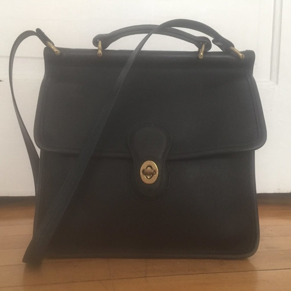 Black Vintage Coach Purse